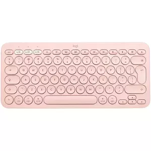Tastatura wireless Logitech K380, US Layout, Bluetooth, Roz imagine