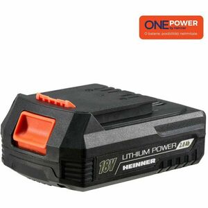 Acumulator Heinner HR-LAC001, 18 V, 2 Ah, tehnologie OnePower imagine