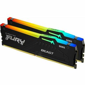 Memorie RAM, DIMM, DDR5, 32GB, 6000MHz, CL40, 1.25V, Kit of 2, Fury Beast RGB imagine