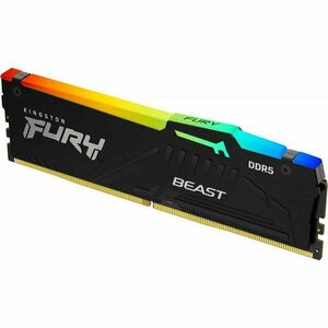Memorie RAM, DIMM, DDR5, 32GB, 5200MHz, CL40, 1.25V, Kit of 2, Fury Beast RGB imagine