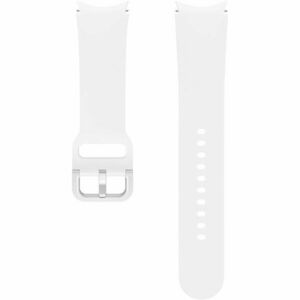 Curea smartwatch Samsung Sport Band pentru Galaxy Watch5, 20mm, (M/L), White imagine