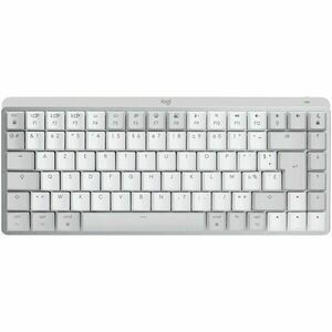 Tastatura Wireless Logitech MX Mechanical Perfomance Mini for Mac, Iluminata, Silentioasa, USB, BT, US INT, Pale Grey imagine