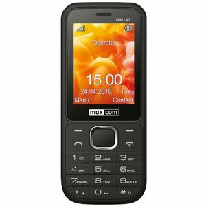Telefon mobil MaxCom MM142, Dual SIM, 32GB, 2G, Black imagine