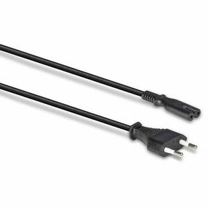 Cablu componente LINDY Europlug 2 pin Male - IEC 320 C7 Female, 5m, negru imagine