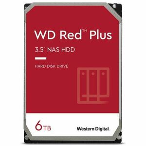 Hard Drive Red Plus WD60EFPX - 6 TB - 3.5 - SATA 6 GB/s imagine