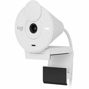 Camera web Logitech Brio 300, Full HD 1080p, RightLight 2, 70 FoV, USB-C, Privacy - Off White imagine