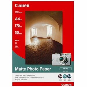 Canon MP-101, 50 sheets A4 photo paper 170g/m2, Matte Photo Paper BS7981A005AA imagine