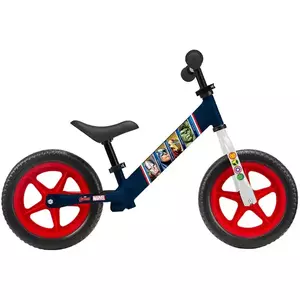 Bicicleta fara pedale pentru copii, din metal, model Disney Avengers, culoare albastru imagine