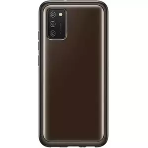Husa de protectie Samsung Galaxy A02s Soft Clear Cover Black imagine