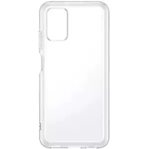 Husa de protectie Samsung Soft Clear Cover pentru Galaxy A03s, Transparent imagine