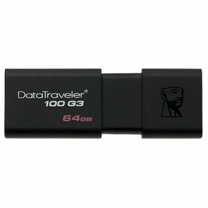 Stick memorie 64GB, USB 3.0, DataTraveler 100 G3 imagine