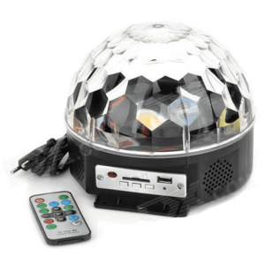 Proiector Disco Led Magic Ball Light cu telecomanda si Redare Audio MP3 imagine