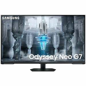 Monitor gaming LED VA Samsung Odyssey Neo G7 43, 4K, Display Port, 144Hz, FreeSync Premium Pro, Vesa, Negru imagine