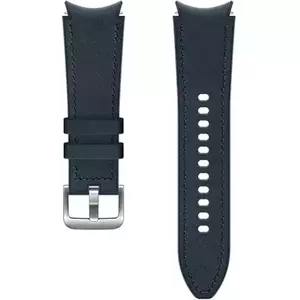 Curea smartwatch Samsung Hybrid Leather pentru Galaxy Watch4 20mm S/M, Navy imagine