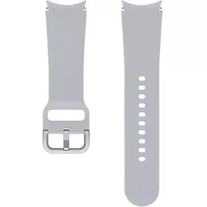 Curea smartwatch Samsung Sport Band pentru Galaxy Watch4 20mm S/M, Silver imagine