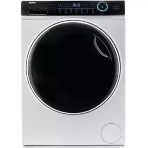 Masina de spalat cu uscator Haier HWD120-B14979-S, Motor Direct Motion, 12+8 kg, clasa A (spalare), 1400 rpm, iRefresh, ABT, Drum light, Dual Spray, Pillow Drum, display Led cu Touch control, Smart Detecting, alba - usa neagra imagine