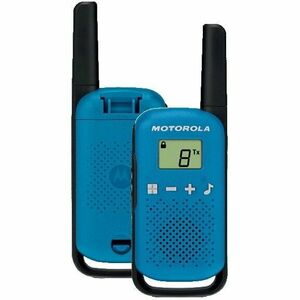 Set 2 statii radio portabile, albastru, Motorola Talkabout T42, banda libera 446 MHz imagine
