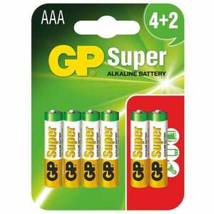 Baterie Super Alcalina AAA (LR03) 1.5V alcalina, blister 6 buc imagine