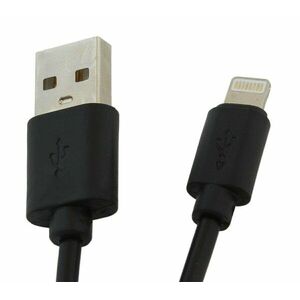 Cablu USB - Lightning, model Lightning: 5+, 2, 1A, negru imagine