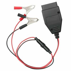 Cablu anti-resetare electronice auto, iluminare LED, 12V, 7, 6 x 4, 5cm, negru/rosu imagine