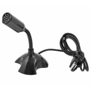 Microfon mini USB universal, 2, 2 Ohm, 67dB, 13, 5 x 6cm, negru imagine