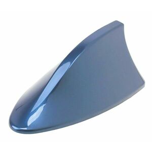 Antena auto AM/FM shark tail, prindere autoadeziva, 17 x 7, 5 x 6, 5cm, albastru imagine
