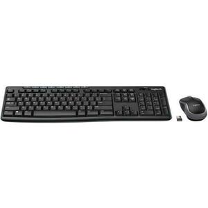 Kit Tastatura si mouse Logitech MK270, USB, layout US International (Negru) imagine