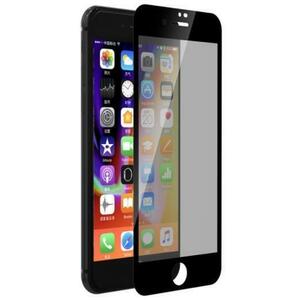 Folie Protectie Sticla Temperata Devia Privacy Full pentru Apple iPhone 8 / 7 (Transparent/Negru) imagine