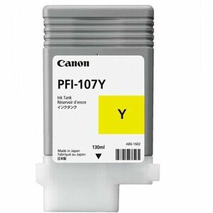 Cartus cerneala Canon PFI-107Y, yellow, capacitate 130ml imagine