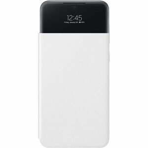 Husa de protectie Samsung S View Wallet Cover pentru Galaxy A33 5G, White imagine
