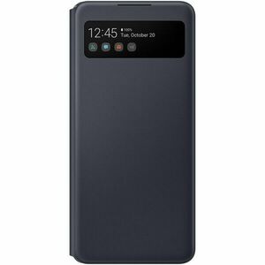 Husa de protectie Samsung S View Wallet Cover pentru A42 (5G), Black imagine