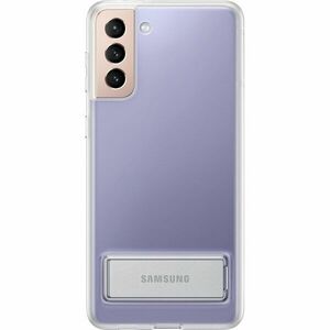 Husa de protectie Samsung Clear Standing Cover pentru Galaxy S21 Plus, Transparent imagine