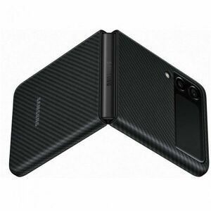 Husa de protectie Samsung Aramid Cover pentru Galaxy Z Flip3, BLACK imagine