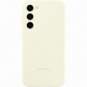 Husa de protectie Samsung Silicone Case pentru Galaxy S23 Plus, Cotton imagine