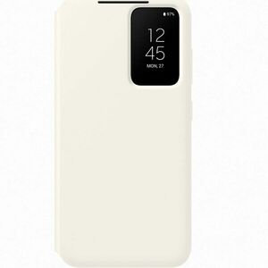 Husa de protectie Samsung Smart View Wallet Case pentru Galaxy S23, Cream imagine