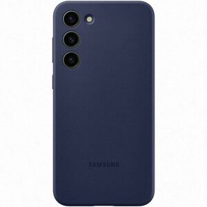 Husa de protectie Samsung Silicone Case pentru Galaxy S23 Plus, Navy imagine