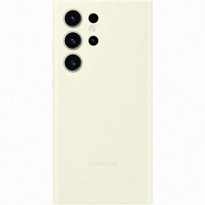 Husa de protectie Samsung Silicone Case pentru Galaxy S23 Ultra, Cotton imagine