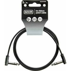 Dunlop MXR DCISTR3RR Ribbon TRS Cable Negru 0, 9 m Oblic - Oblic imagine