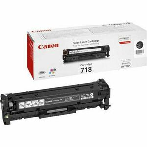 Canon Toner CRG718BK, Toner Cartridge for LBP-7200Cdn (3.4000 pgs, 5%) CR2662B002AA imagine