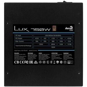 Sursa LUX750, 750W, 20+4 pin ATX ATX Black imagine