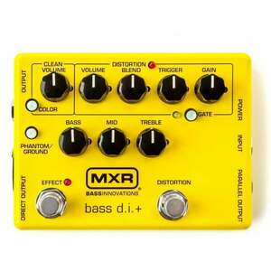 Dunlop MXR M80Y Bass DI+ Special Edition Yellow imagine