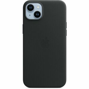Husa de protectie Apple Leather Case with MagSafe pentru iPhone 14 Plus, Midnight imagine