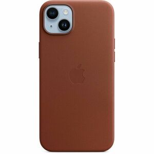 Husa de protectie Apple Leather Case with MagSafe pentru iPhone 14 Plus, Umber imagine
