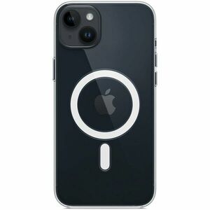 Husa de protectie Apple Clear Case with MagSafe pentru iPhone 14 Plus, Transparent imagine