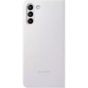 Husa de protectie Samsung Smart LED View Cover pentru Galaxy S21 Plus, Light Gray imagine