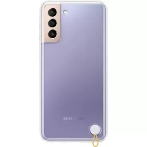 Husa de protectie Samsung Clear Protective Cover pentru Galaxy S21 Plus, White imagine