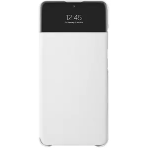 Husa de protectie Samsung Smart S View Wallet Cover pentru A32, White imagine