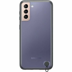 Husa de protectie Samsung Clear Protective Cover pentru Galaxy S21 Plus, Black imagine