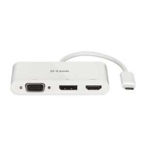 Hub USB D-Link DUB-V310 3 in 1 USB-C to HDMI/VGA/DisplayPort imagine