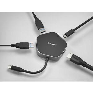 Hub USB D-Link DUB-M420 4 in 1 USB-C HDMI imagine